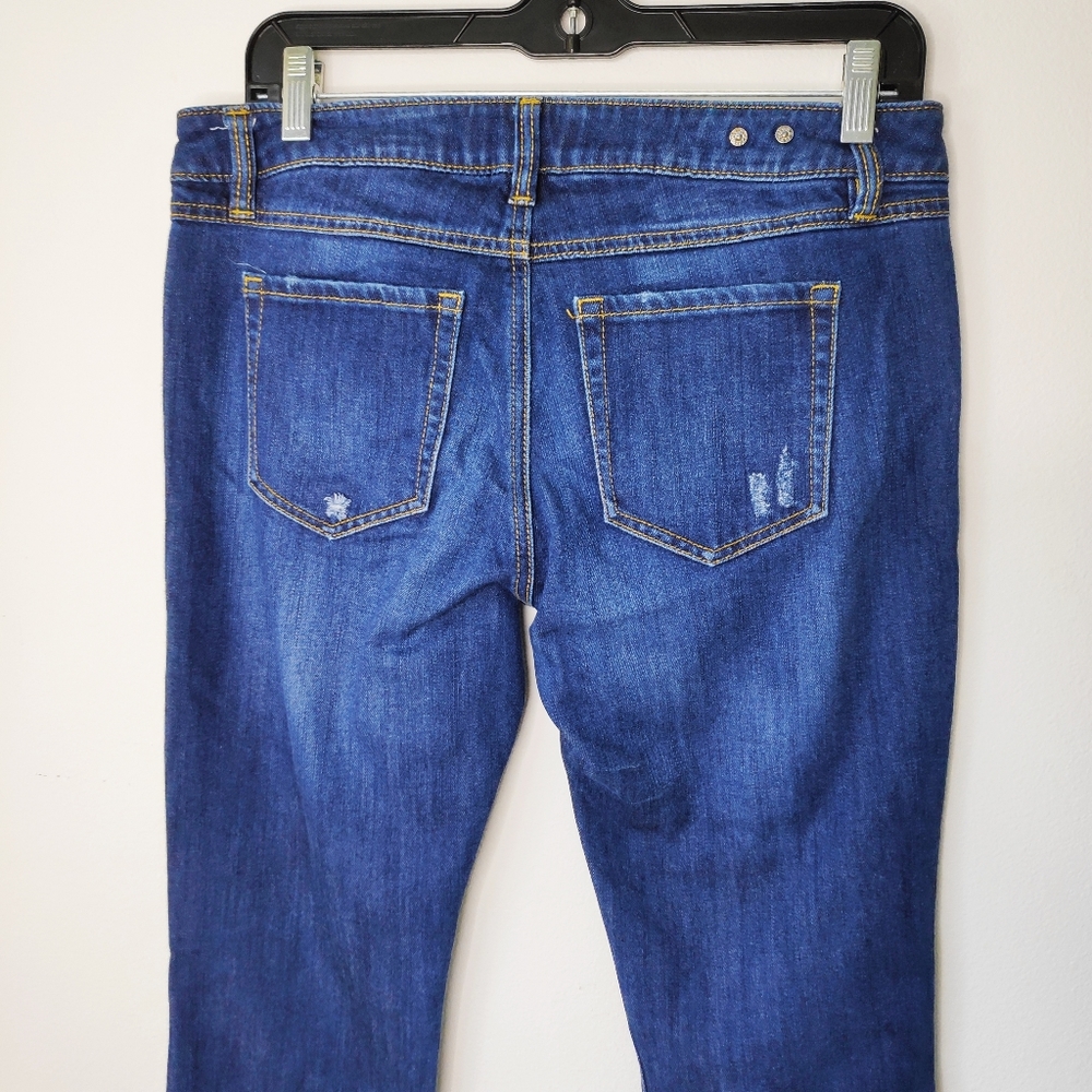 Cabi Slim Boyfriend Denim Jeans Distressed Size 4 - Picture 5 of 8